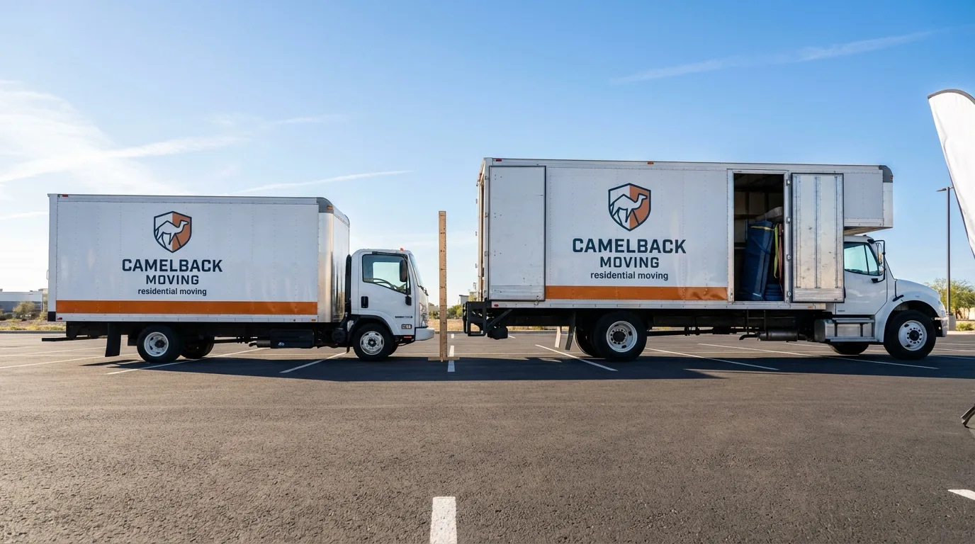 Moving truck size capacity guide in Mansfield